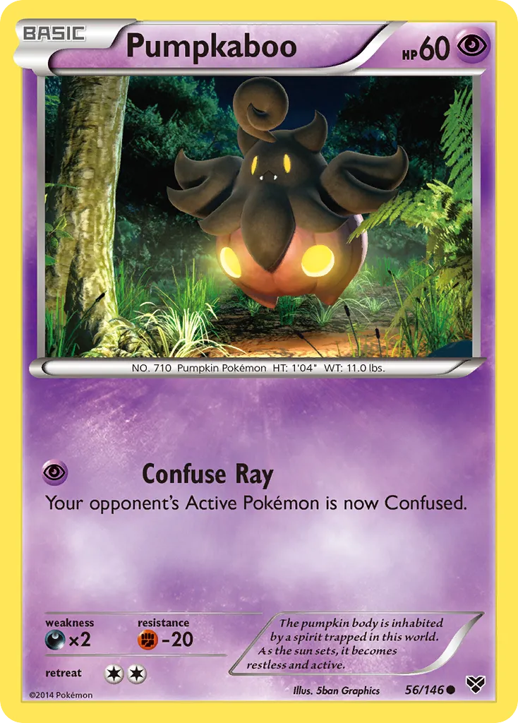 Pumpkaboo — XY Base Set — Pokemon