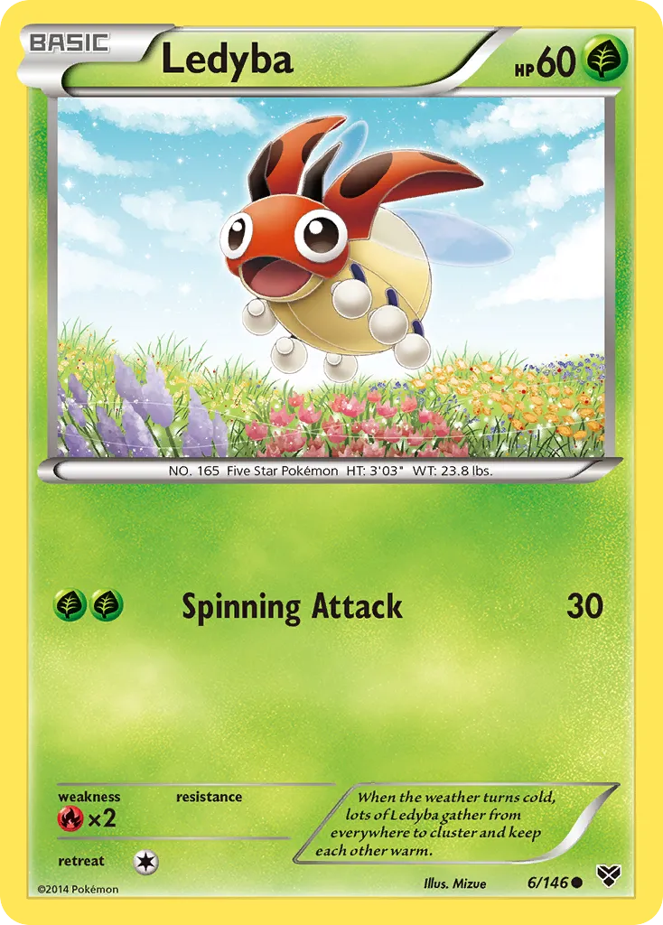 Ledyba — XY Base Set — Pokémon