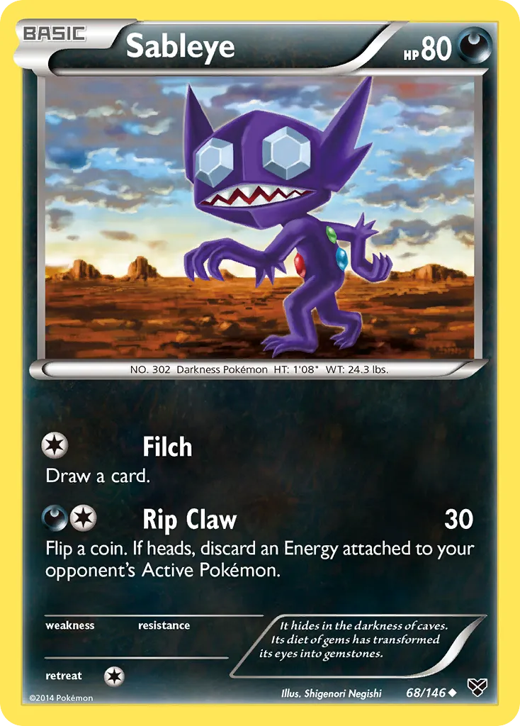 Sableye — XY Base Set — Pokémon
