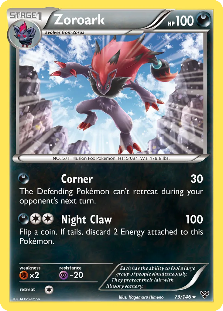 Zoroark — XY Base Set — Pokemon