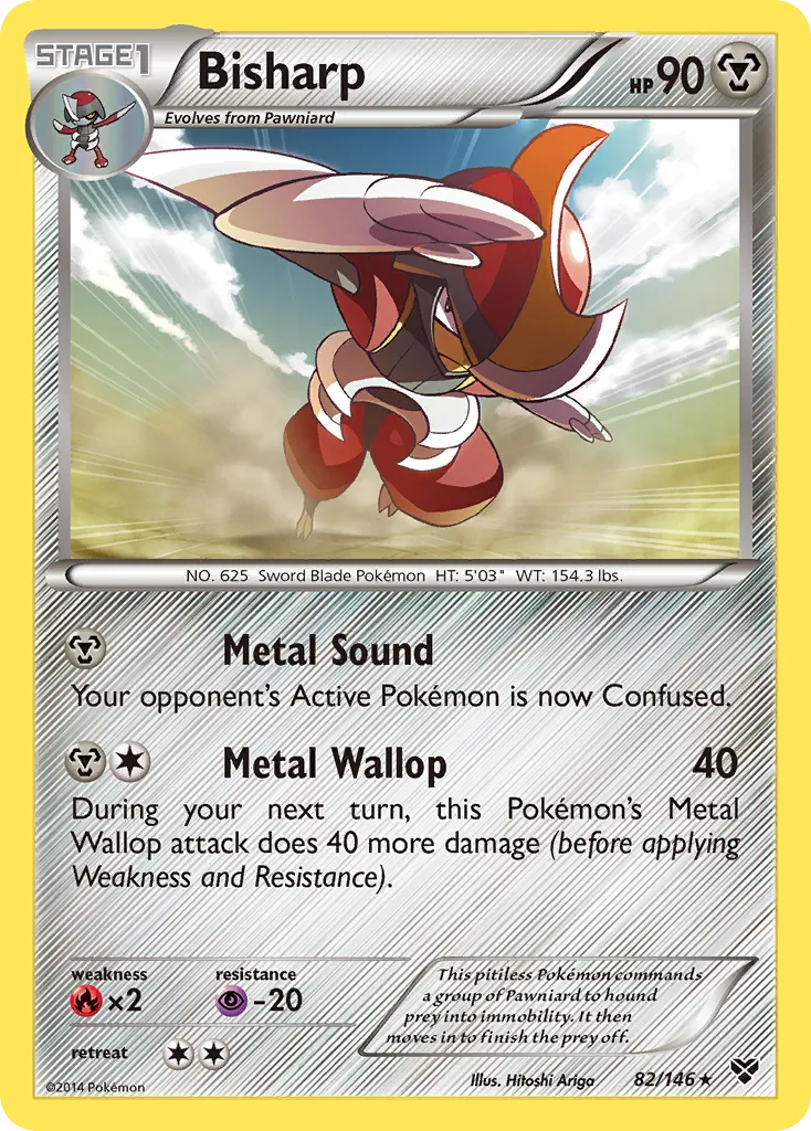 Bisharp — XY Base Set — Pokemon
