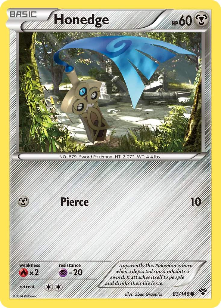 Honedge — XY Base Set — Pokemon