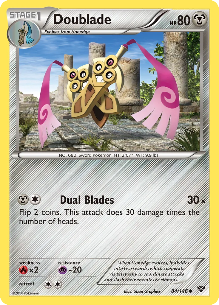 Doublade — XY Base Set — Pokémon
