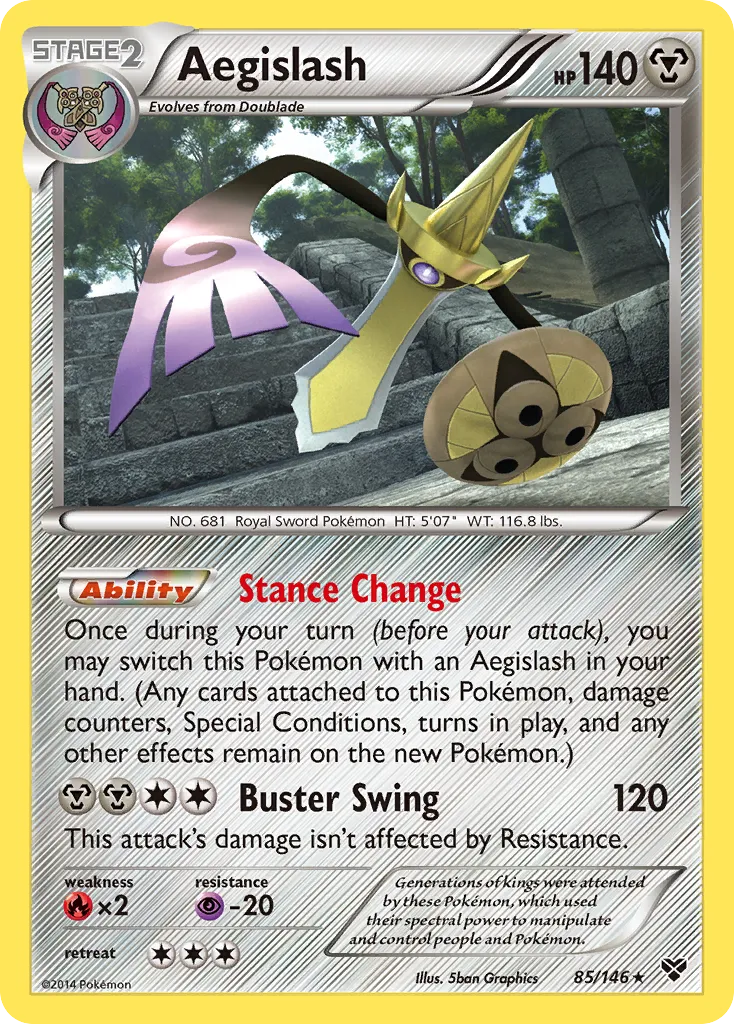 Aegislash — XY Base Set — Pokemon