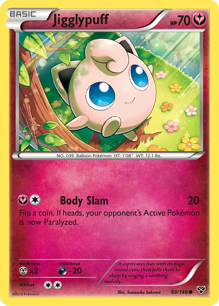Jigglypuff — XY Base Set — Pokémon