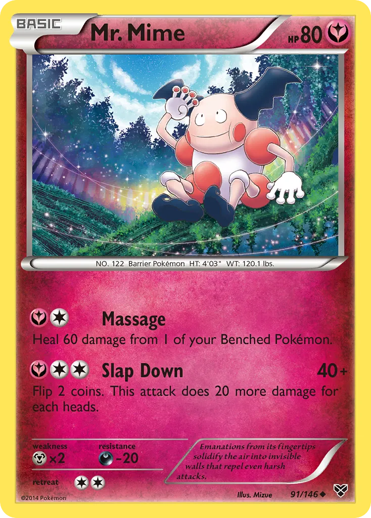 Mr. Mime — XY Base Set — Pokemon