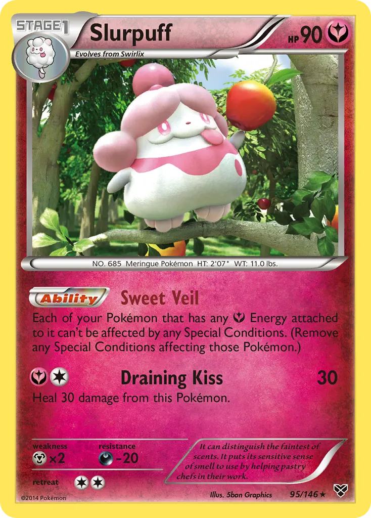 Slurpuff — XY Base Set — Pokemon