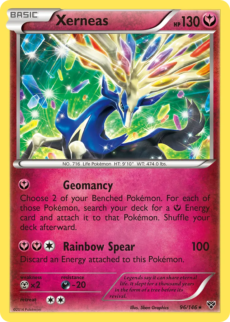 Xerneas — XY Base Set — Pokémon