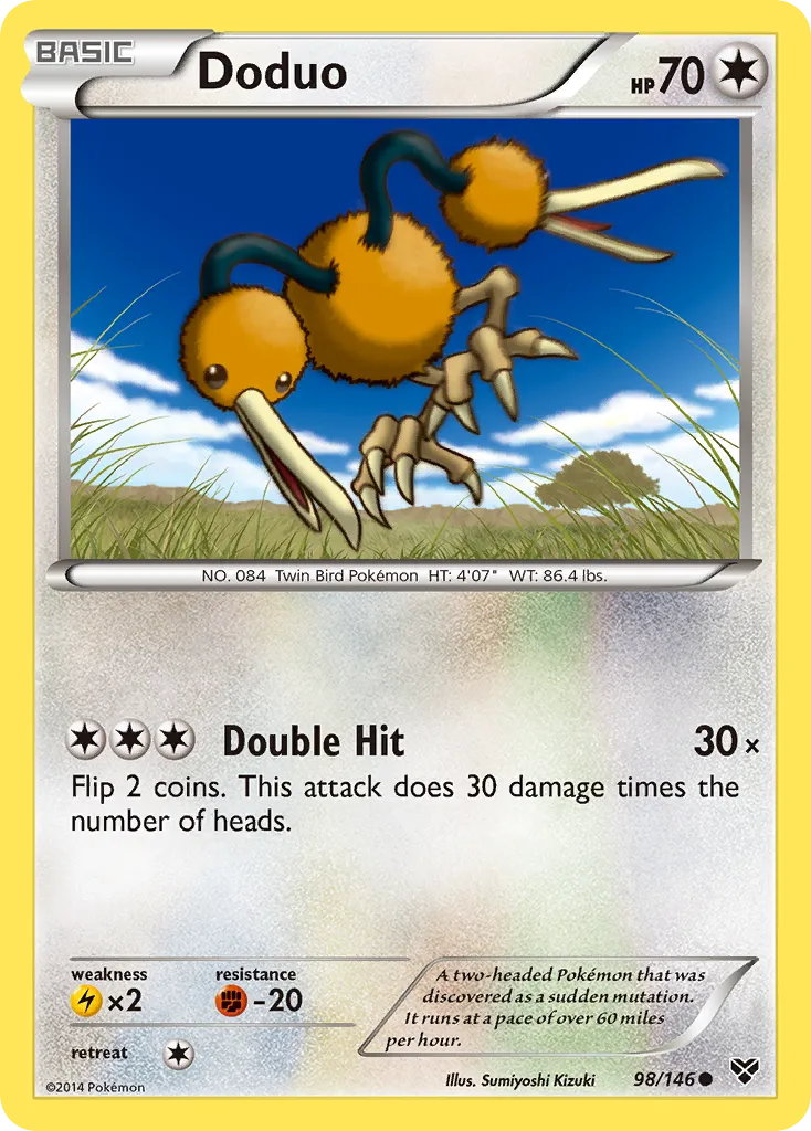 Doduo — XY Base Set — Pokemon