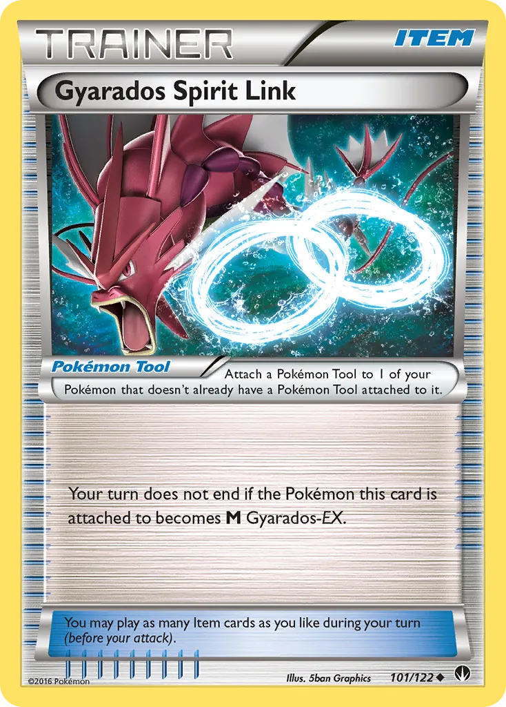 Gyarados Spirit Link — XY - BREAKpoint — Pokemon
