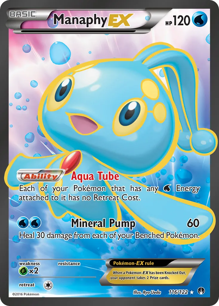 Manaphy EX — XY - BREAKpoint — Pokemon