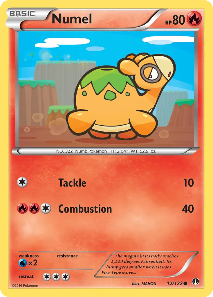 Numel — XY - BREAKpoint — Pokémon