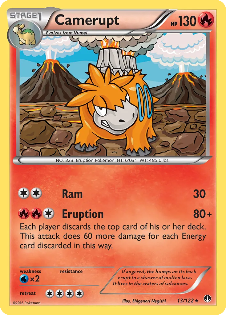 Camerupt — XY - BREAKpoint — Pokemon