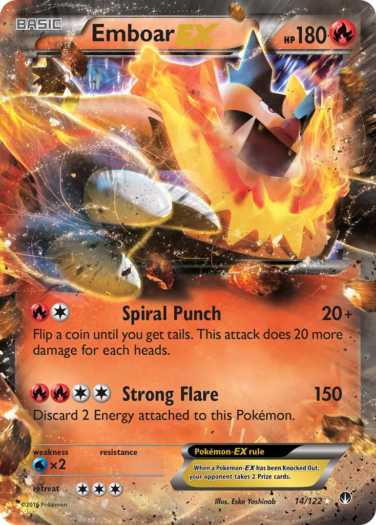 Emboar EX — XY - BREAKpoint — Pokemon