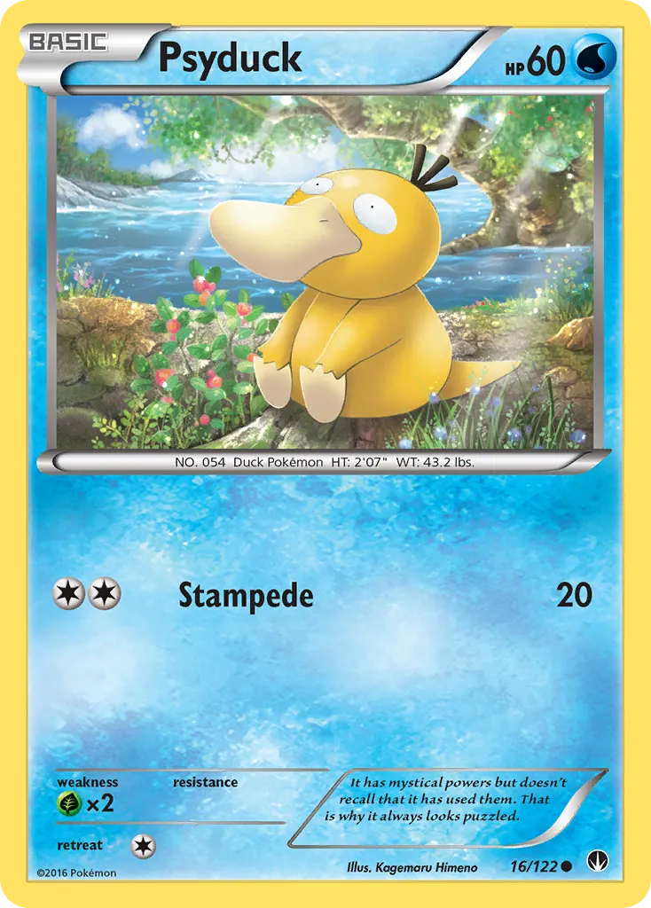 Psyduck — XY - BREAKpoint — Pokemon