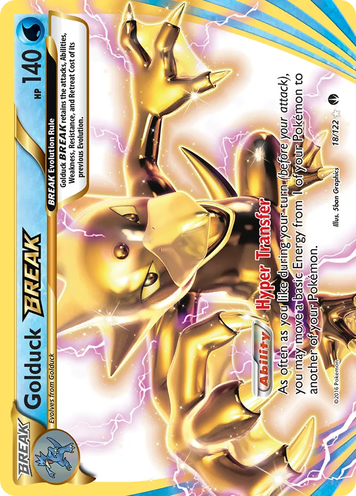 Golduck BREAK — XY - BREAKpoint — Pokemon