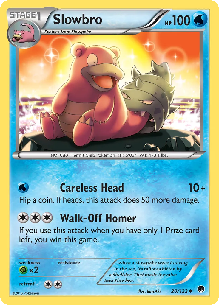 Slowbro — XY - BREAKpoint — Pokemon