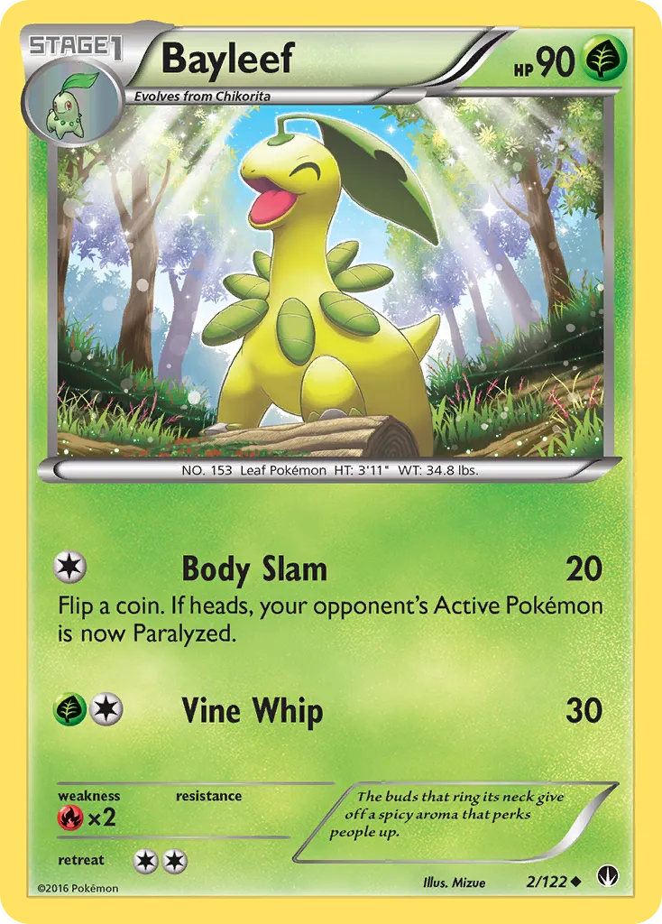 Bayleef — XY - BREAKpoint — Pokémon