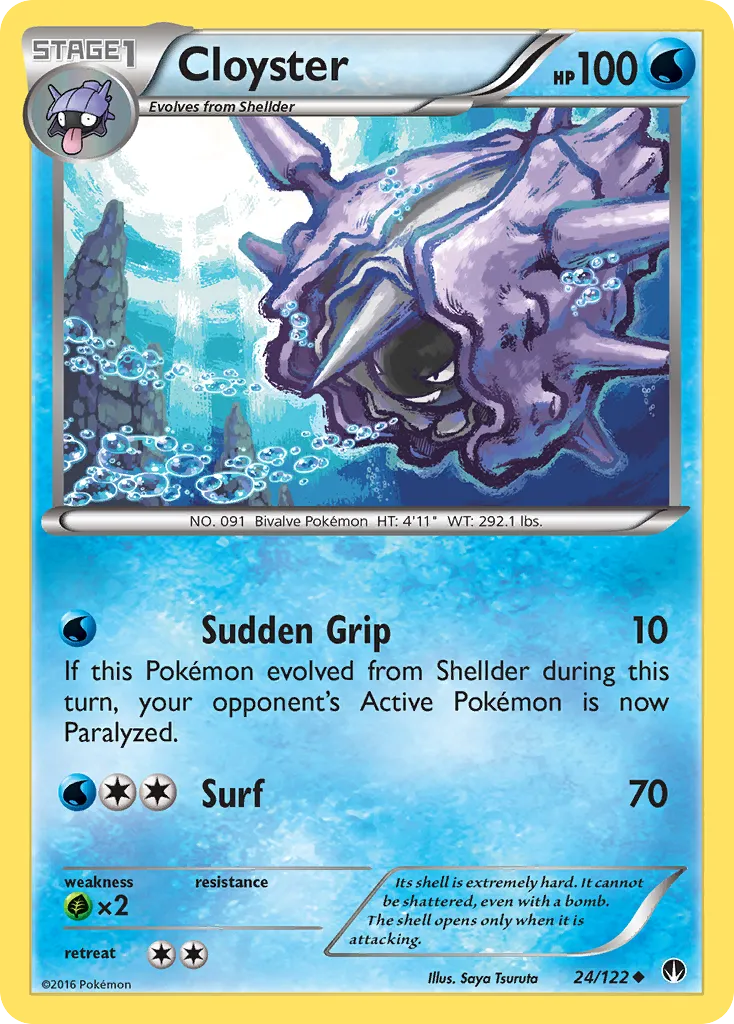 Cloyster — XY - BREAKpoint — Pokemon