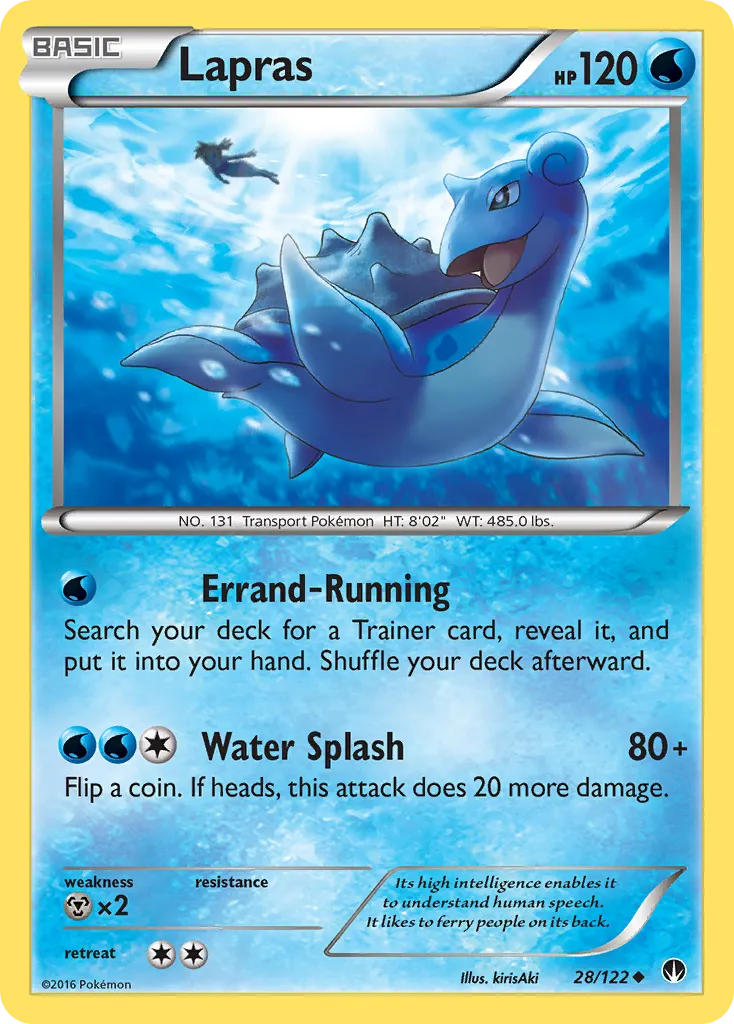 Lapras — XY - BREAKpoint — Pokémon