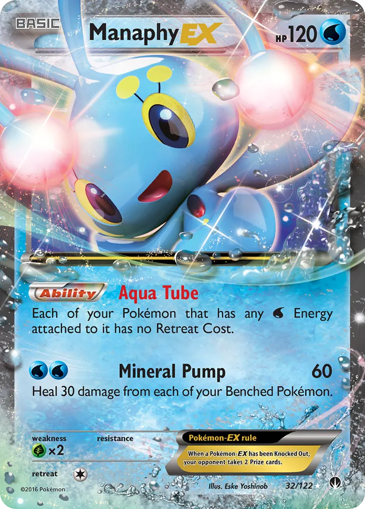 Manaphy EX — XY - BREAKpoint — Pokemon