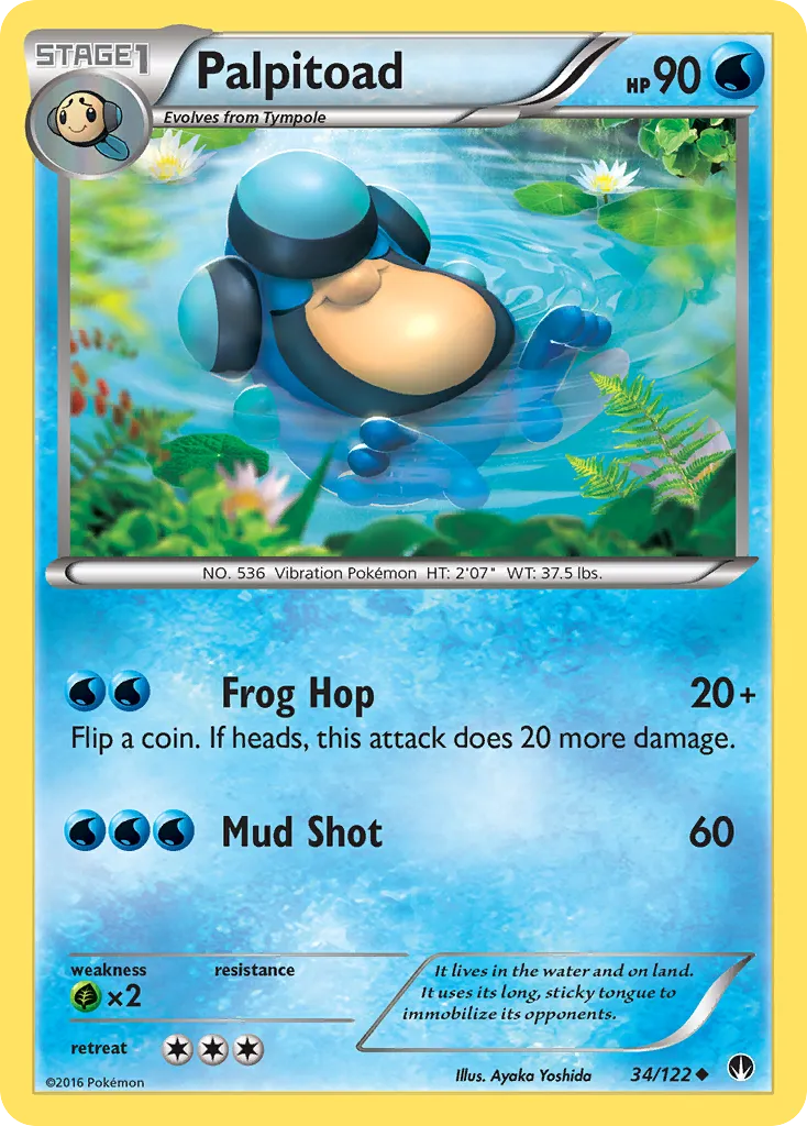 Palpitoad — XY - BREAKpoint — Pokemon