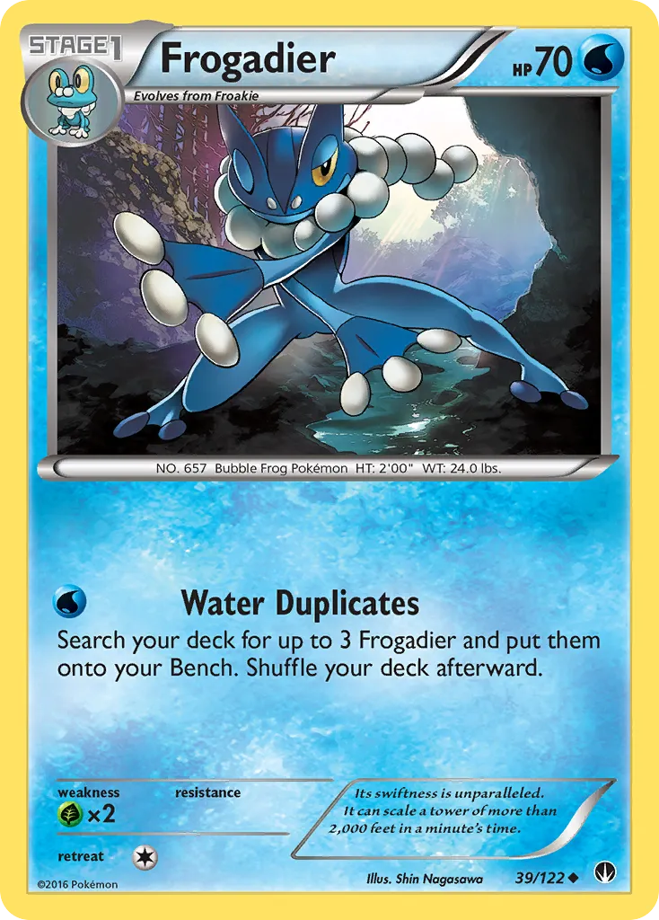 Frogadier — XY - BREAKpoint — Pokemon