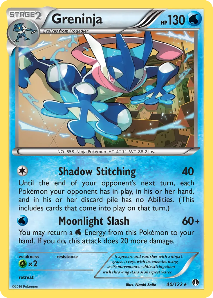 Greninja — XY - BREAKpoint — Pokemon
