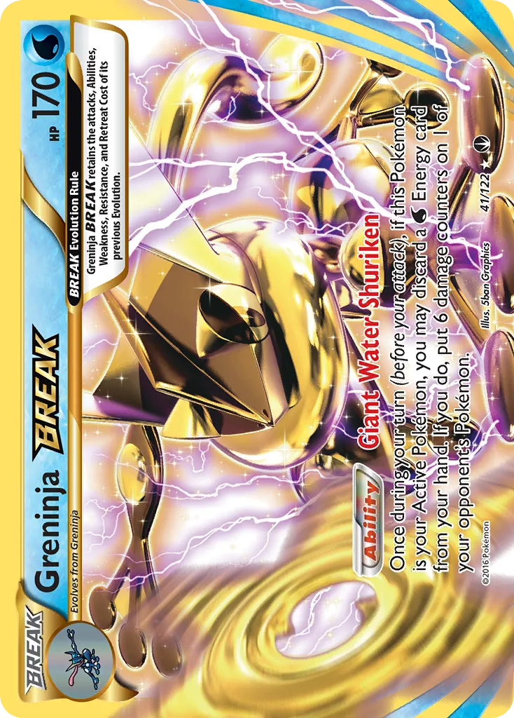 Greninja BREAK — XY - BREAKpoint — Pokémon