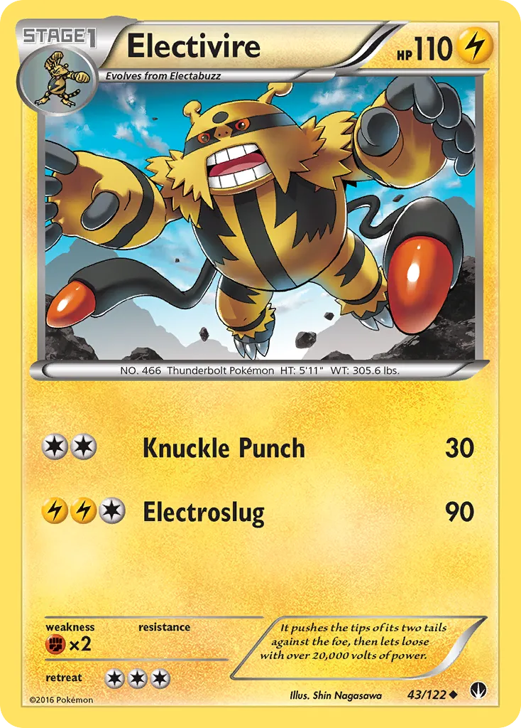 Electivire — XY - BREAKpoint — Pokémon