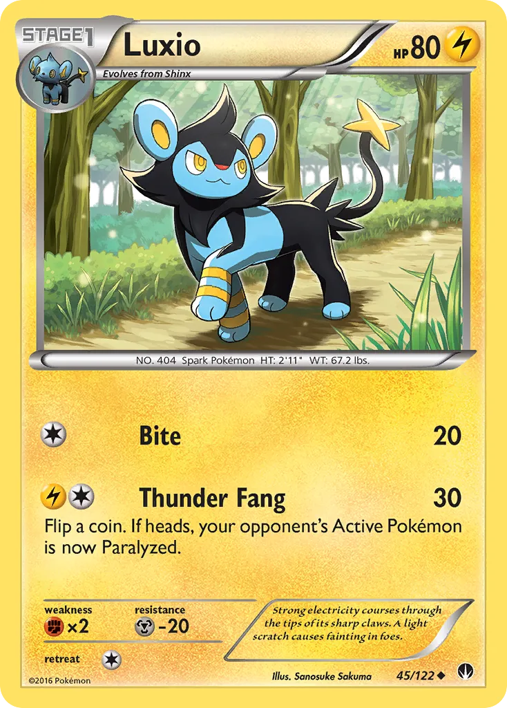 Luxio — XY - BREAKpoint — Pokémon