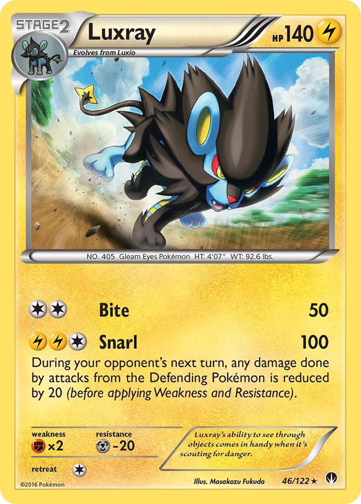 Luxray — XY - BREAKpoint — Pokémon