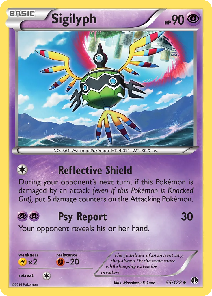 Sigilyph — XY - BREAKpoint — Pokémon
