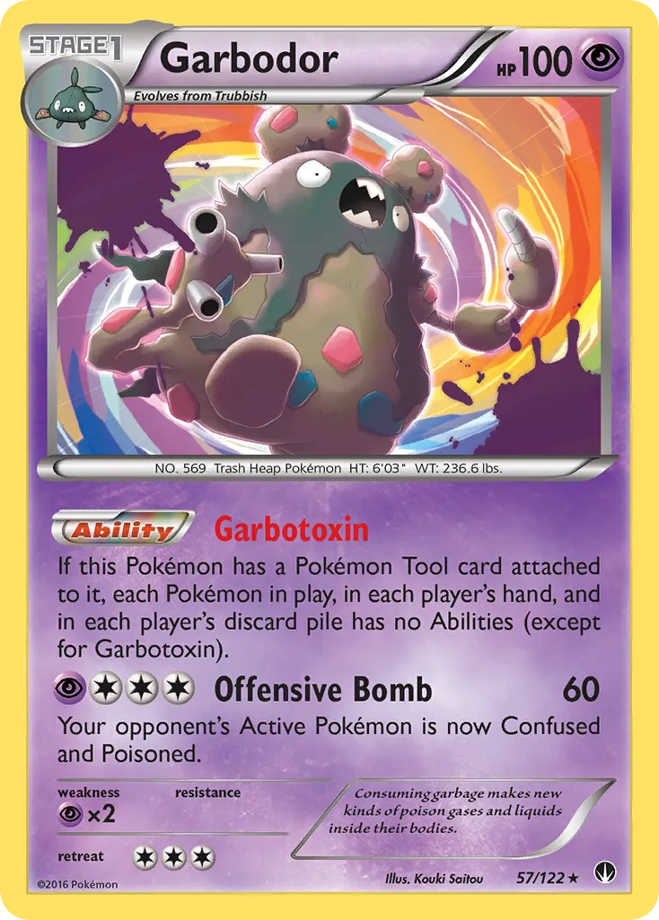 Garbodor — XY - BREAKpoint — Pokémon