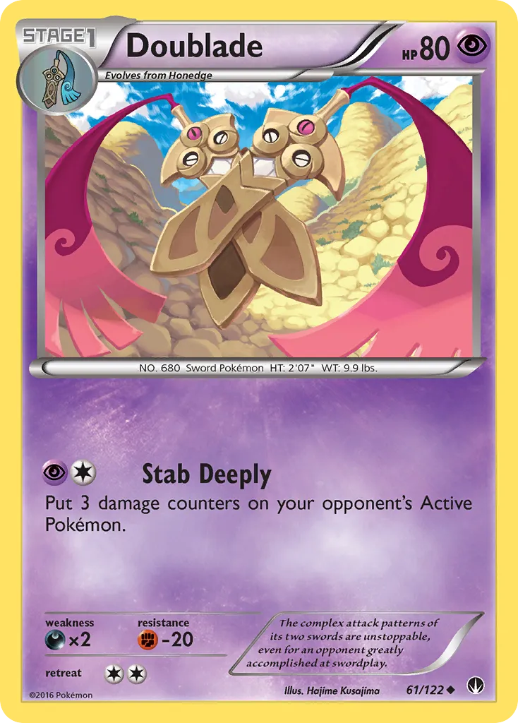 Doublade — XY - BREAKpoint — Pokémon