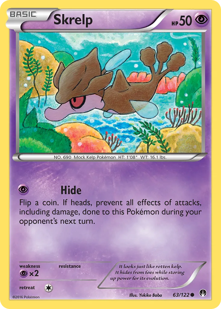 Skrelp — XY - BREAKpoint — Pokémon