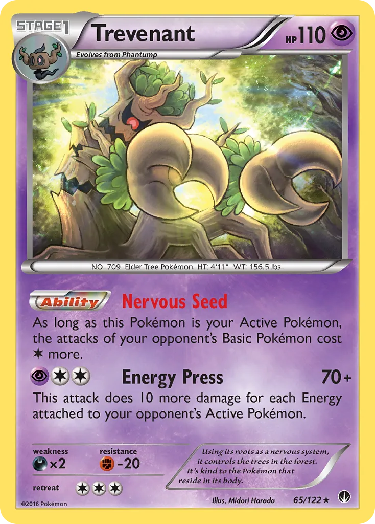 Trevenant — XY - BREAKpoint — Pokémon