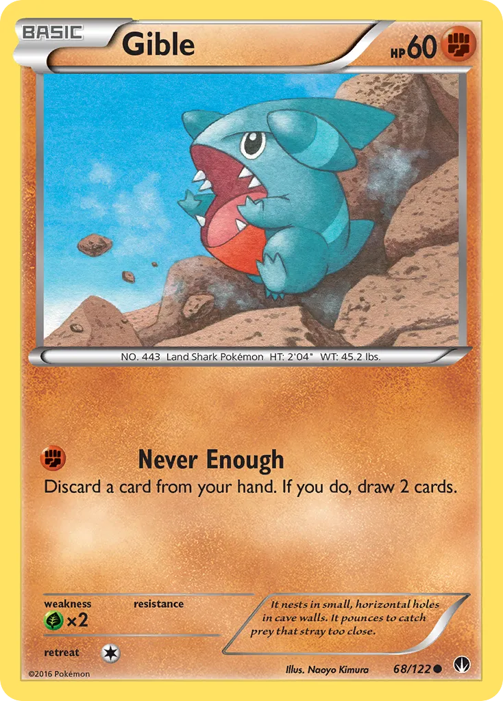 Gible — XY - BREAKpoint — Pokémon