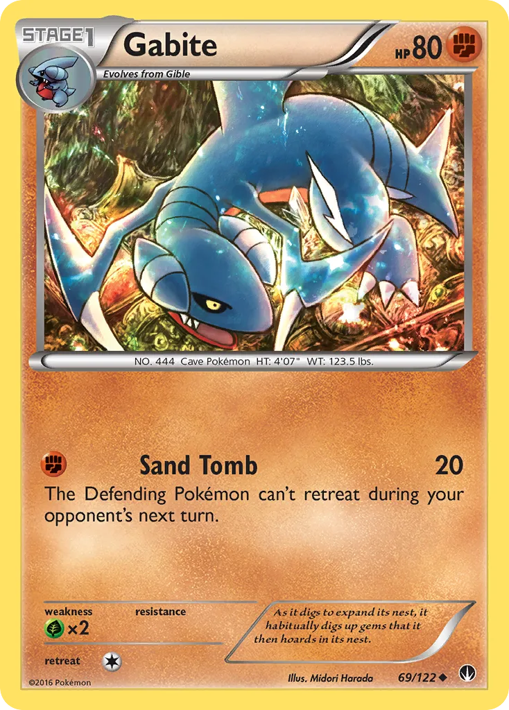 Gabite — XY - BREAKpoint — Pokemon