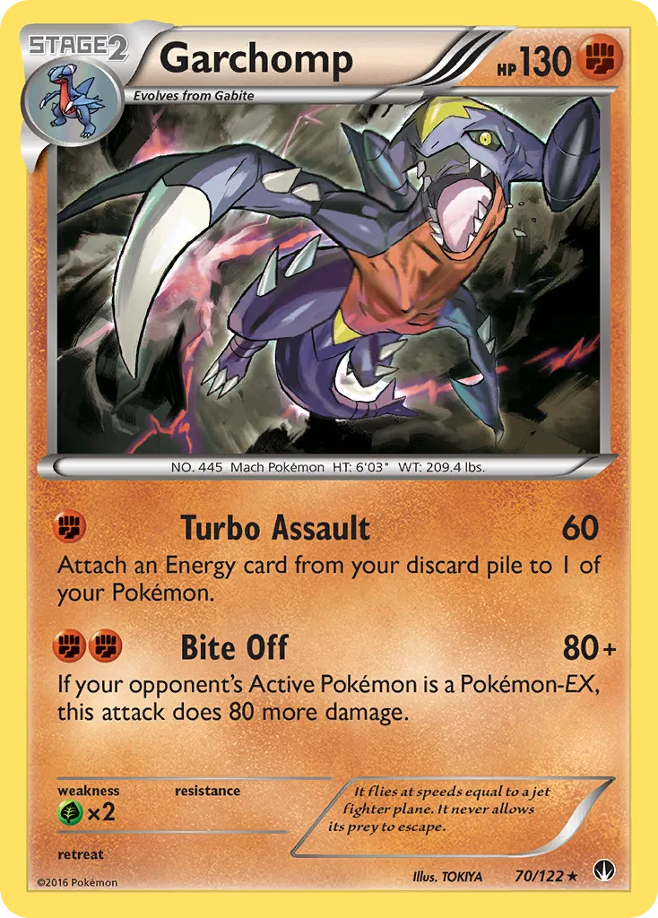 Garchomp — XY - BREAKpoint — Pokemon