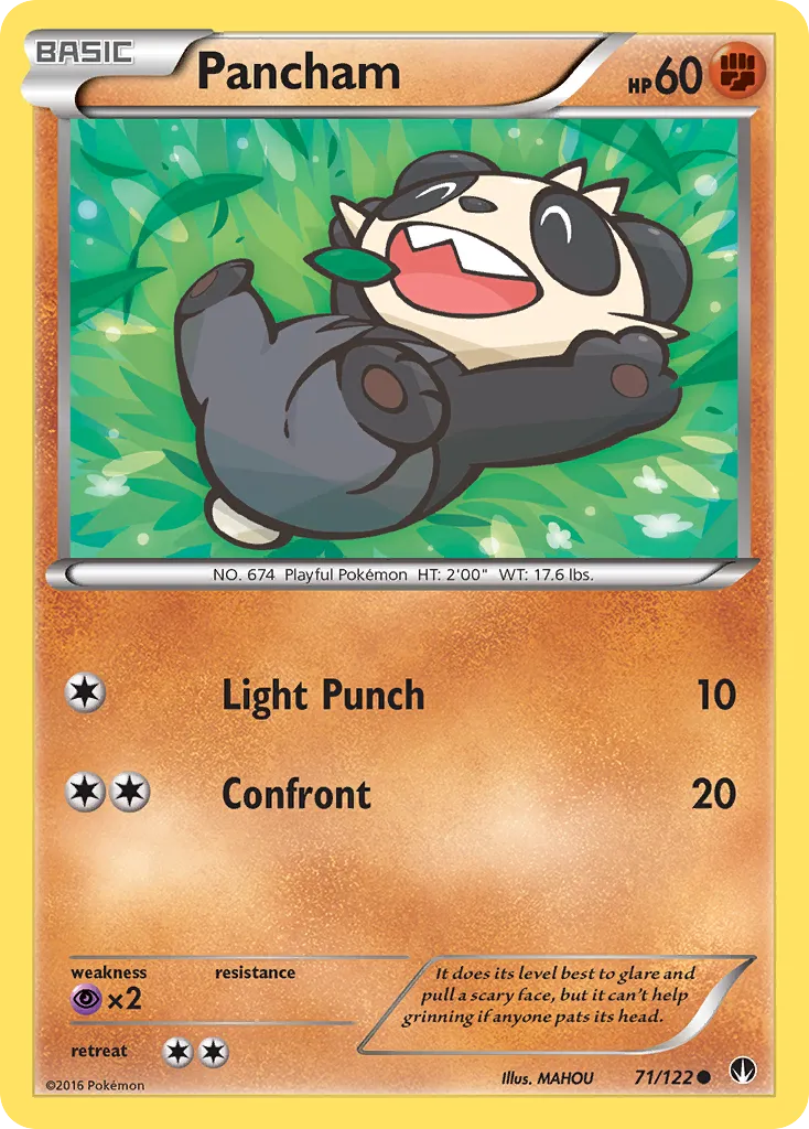 Pancham — XY - BREAKpoint — Pokémon
