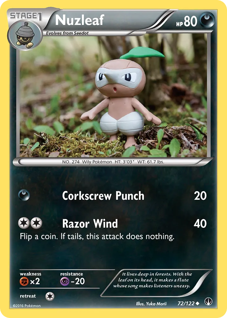 Nuzleaf — XY - BREAKpoint — Pokémon