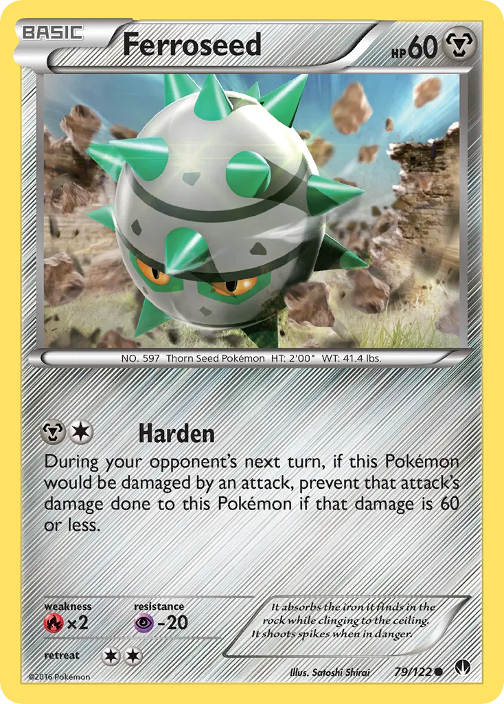Ferroseed — XY - BREAKpoint — Pokémon