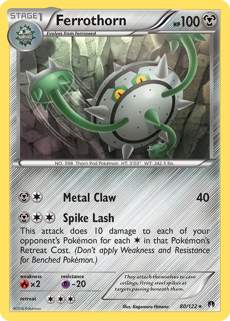 Ferrothorn — XY - BREAKpoint — Pokemon