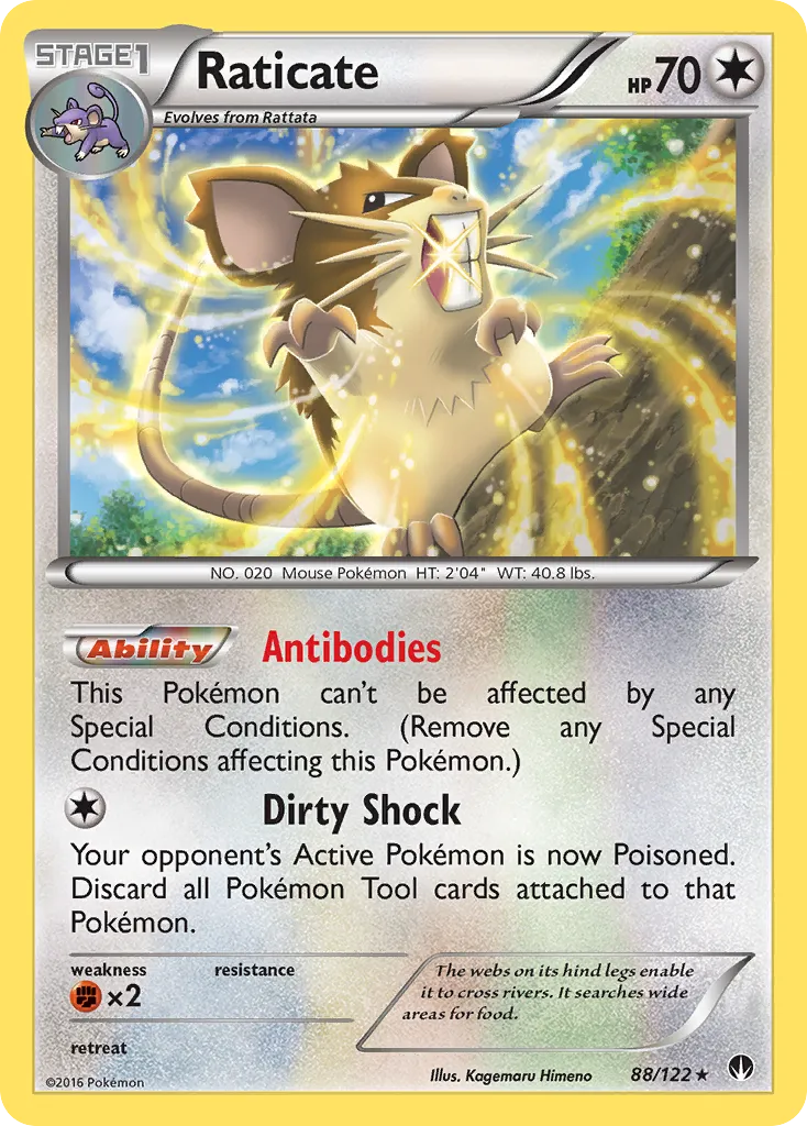 Raticate — XY - BREAKpoint — Pokemon