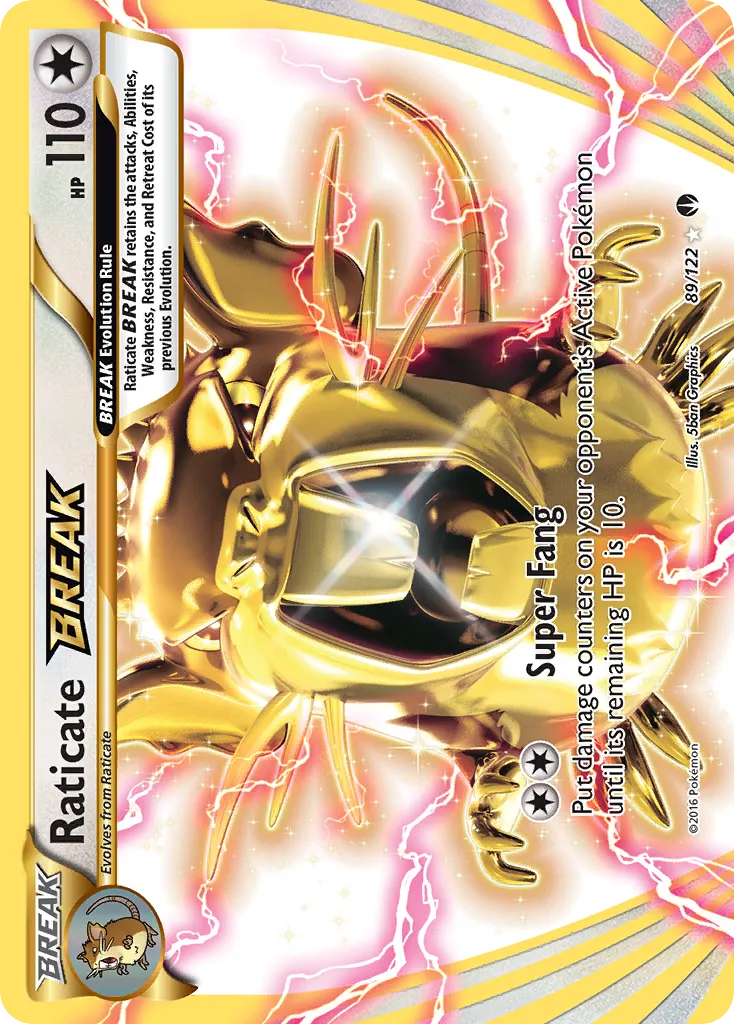 Raticate BREAK — XY - BREAKpoint — Pokemon