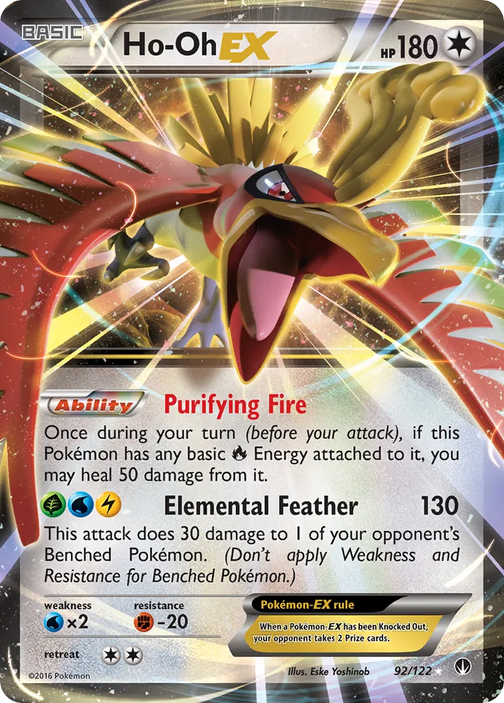 Ho-Oh EX — XY - BREAKpoint — Pokemon