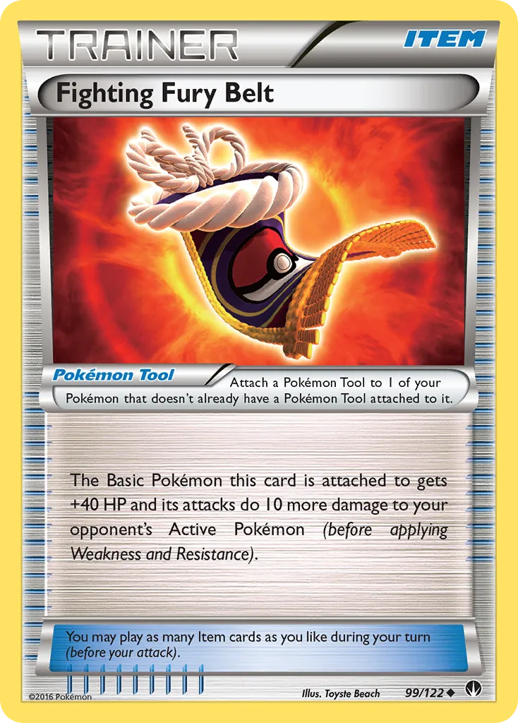 Fighting Fury Belt — XY - BREAKpoint — Pokémon