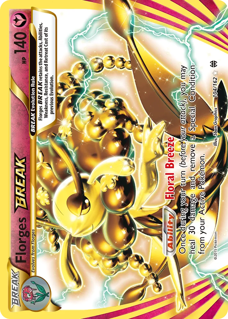 Florges BREAK — XY - BREAKthrough — Pokemon