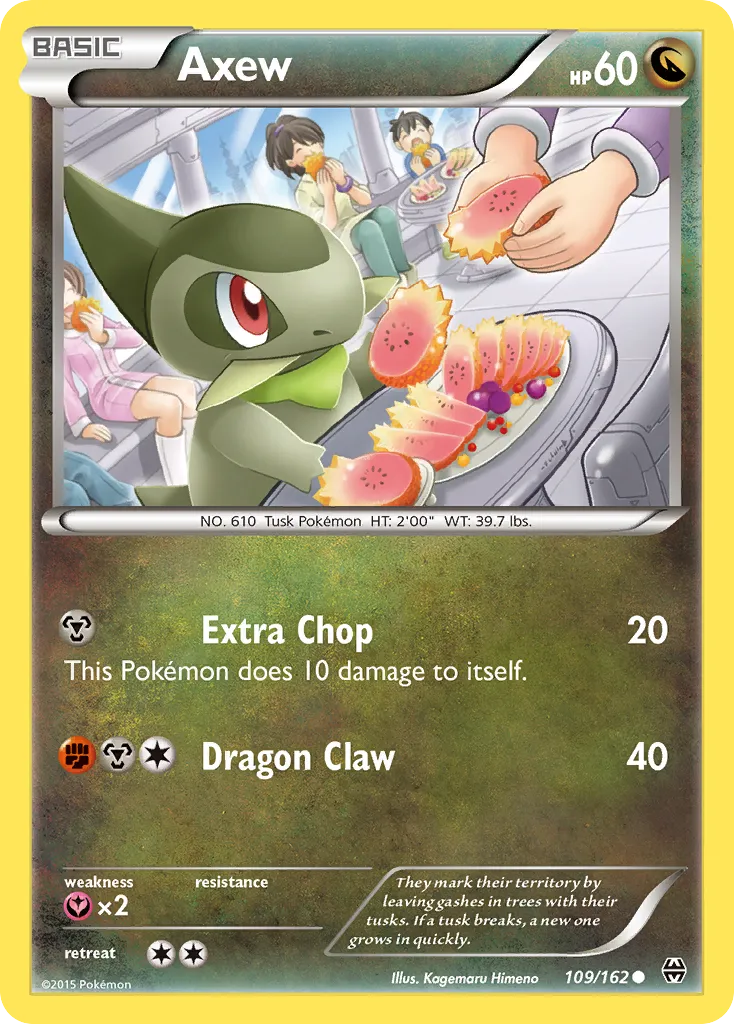 Axew — XY - BREAKthrough — Pokémon
